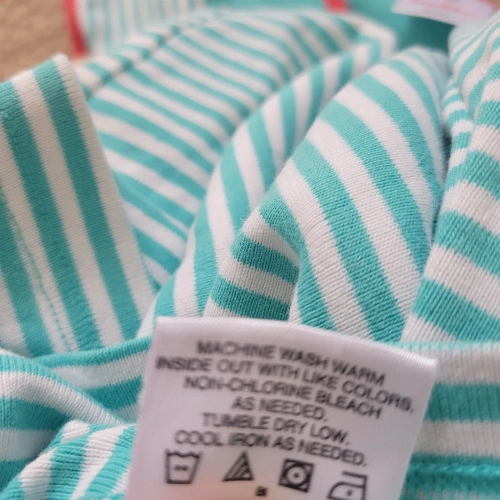 Hanna Andersson Girls Striped Bundle‎ 3pc Dresses Top Size 100 120